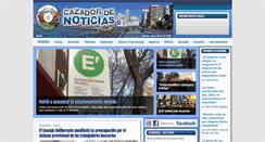 Desktop Screenshot of cazadordenoticias.com.ar